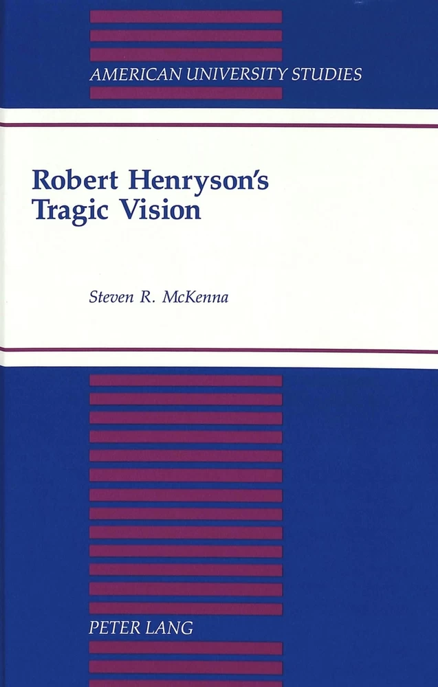 Title: Robert Henryson's Tragic Vision