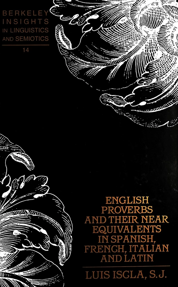 Title: English Proverbs and Their Near Equivalents in Spanish, French, Italian and Latin