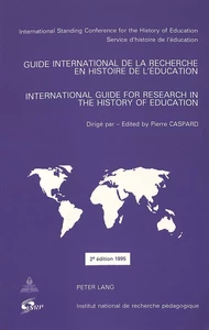 Title: Guide international de la recherche en histoire de l'éducation- International Guide for Research in the History of Education