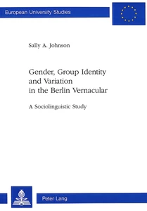 Title: Gender, Group Identity and Variation in the Berlin Urban Vernacular