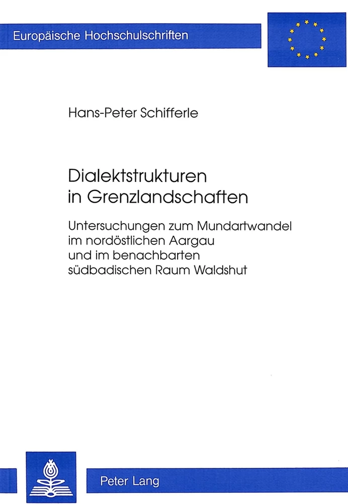 Titel: Dialektstrukturen in Grenzlandschaften