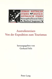 Title: Australienreisen - Von der Expedition zum Tourismus