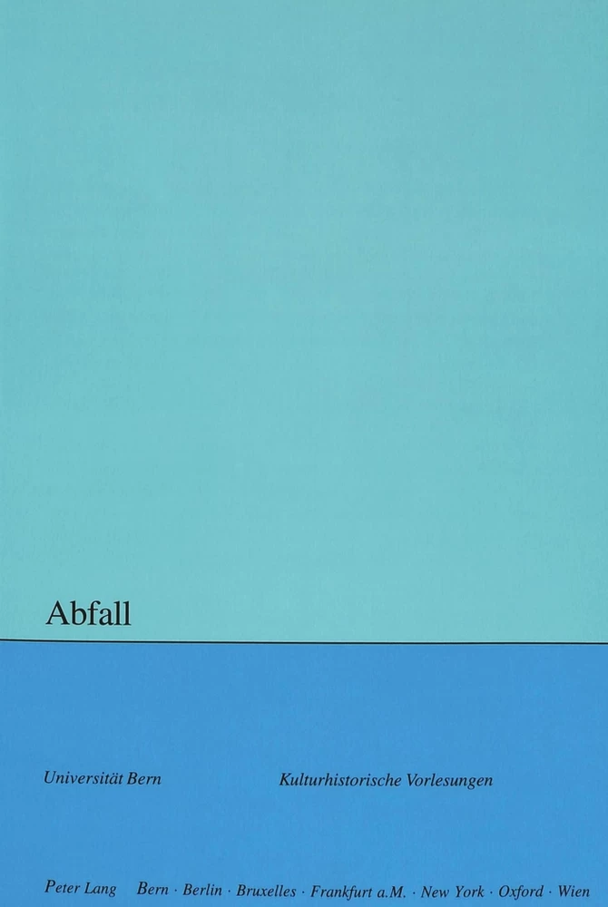 Title: Abfall