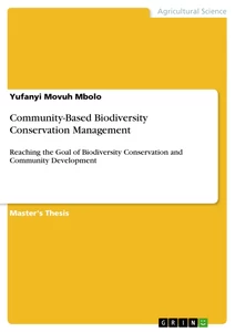 Title: Community-Based Biodiversity Conservation Management 