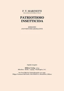 Title: Patriotismo insetticida: romanzo d'avventure legislative