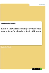 Titel: Risks of the World Economy's Dependence on the Suez Canal and the Strait of Hormuz