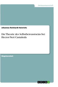 Título: Die Theorie des Selbstbewusstseins bei Hector-Neri Castañeda