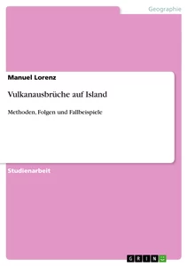 Title: Vulkanausbrüche auf Island