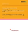 Titel: A definition of interest groups and social movements. A brief overview