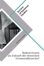 Title: Hybrid Events als Zukunft der deutschen Livemusikbranche? Erfolgsfaktoren für das digitale Konzerterlebnis