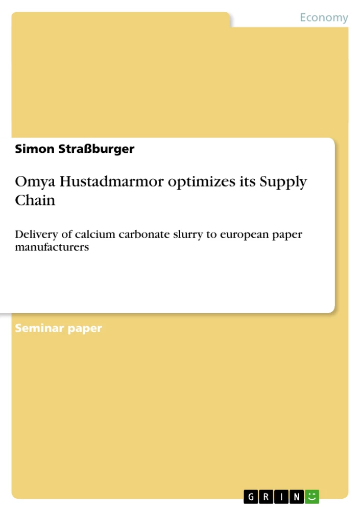 Titre: Omya Hustadmarmor optimizes its Supply Chain