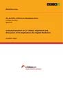 Titel: Critical Evaluation of L.P. Baltes’ Statement and Discussion of Its Implications for Digital Marketers