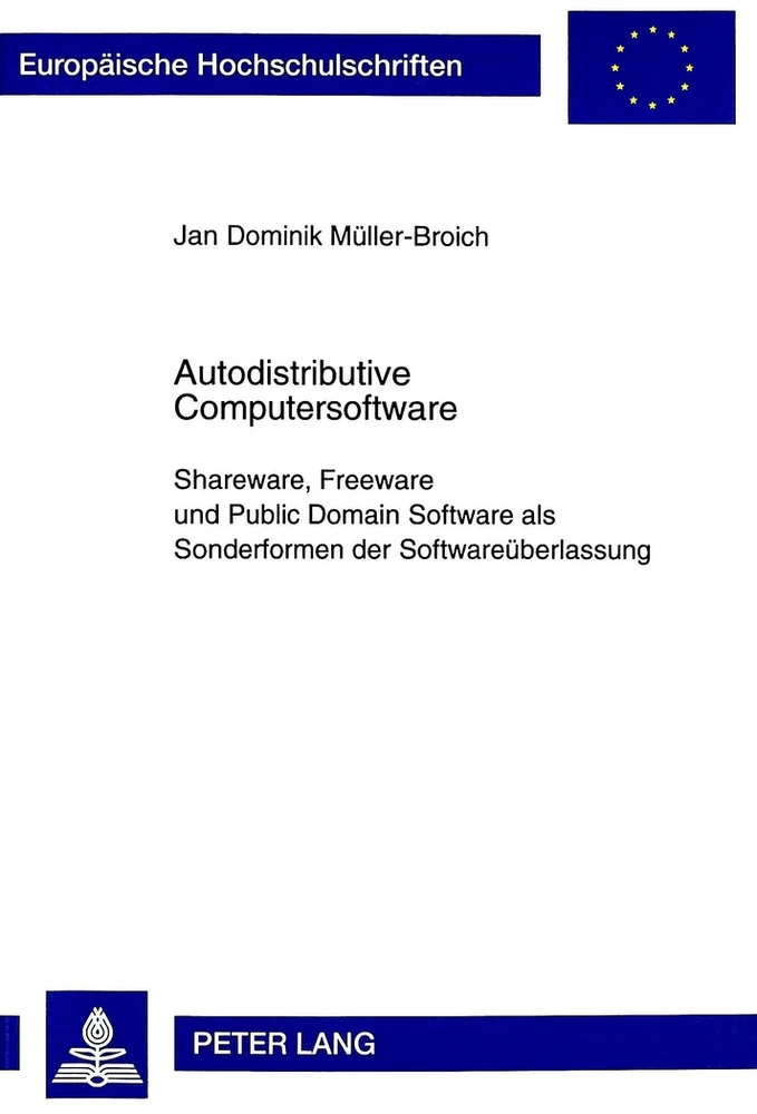 Titel: Autodistributive Computersoftware