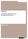 Title: Compliance-Richtlinien und Korruptionsprävention