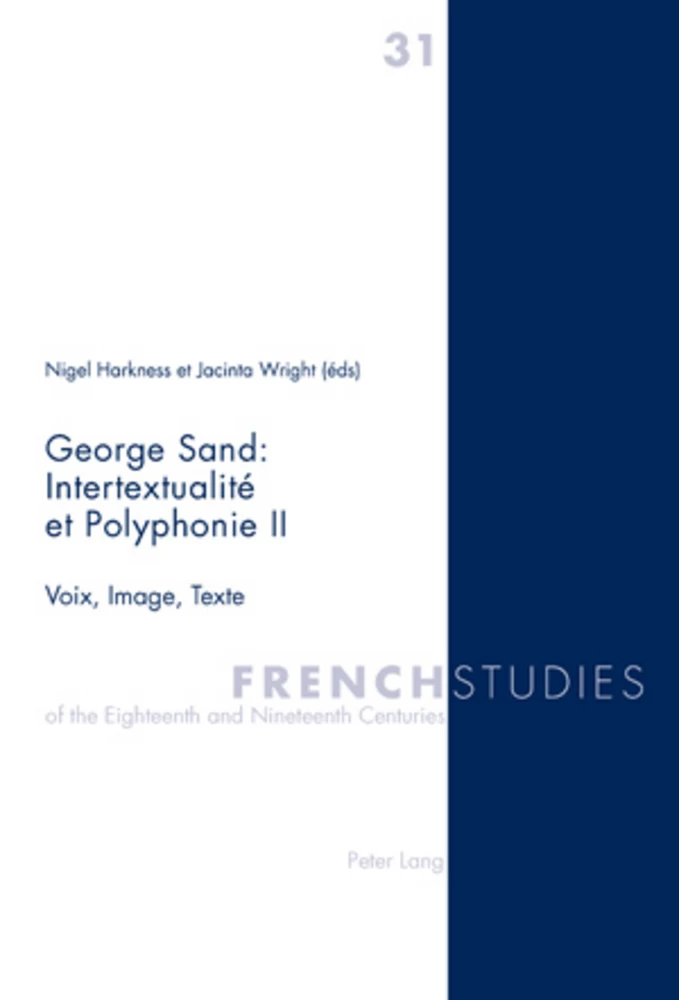 Titre: George Sand : Intertextualité et Polyphonie II