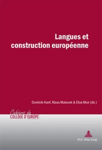 Titre: Langues et construction européenne