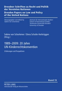 Titel: 1989-2009: 20 Jahre UN-Kinderrechtskonvention