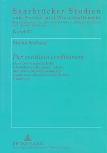 Title: «Par condicio creditorum»