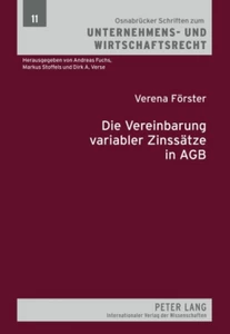 Titel: Die Vereinbarung variabler Zinssätze in AGB