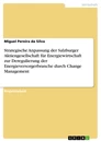 Título: Strategische Anpassung der Salzburger Aktiengesellschaft für Energiewirtschaft zur Deregulierung der Energieversorgerbranche durch Change Management