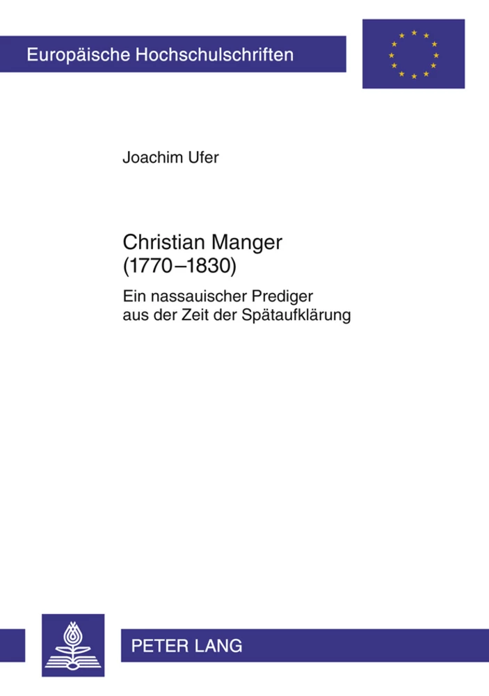 Titel: Christian Manger (1770-1830)