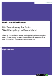 Título: Die Finanzierung der Freien Wohlfahrtspflege in Deutschland