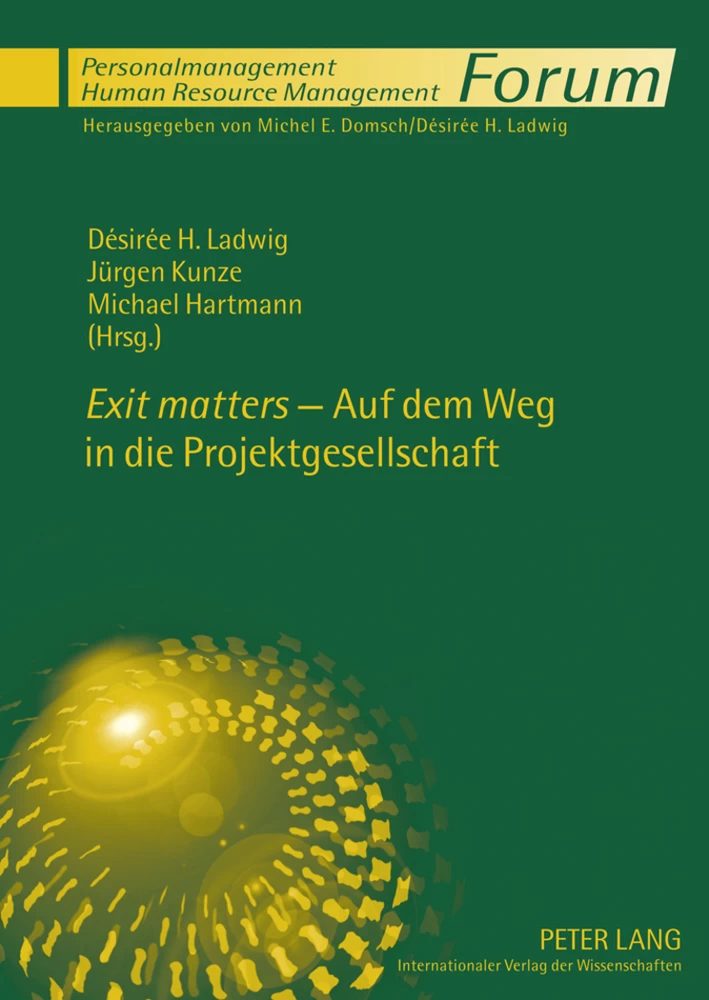 Titel: «Exit matters» - Auf dem Weg in die Projektgesellschaft