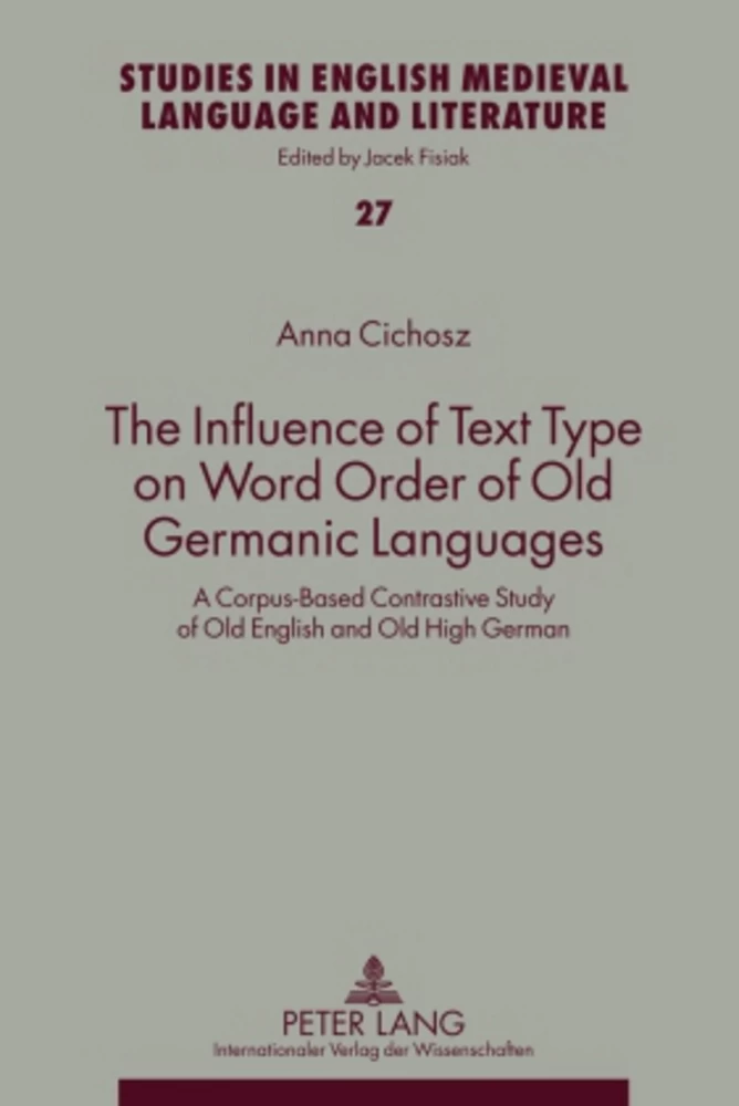 Title: The Influence of Text Type on Word Order of Old Germanic Languages