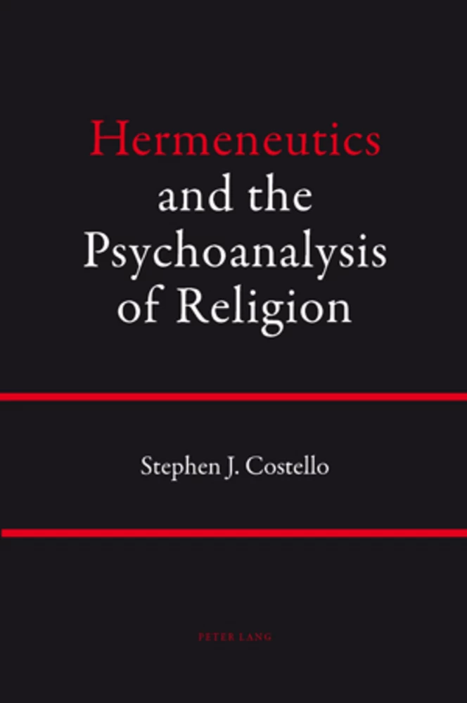 Title: Hermeneutics and the Psychoanalysis of Religion