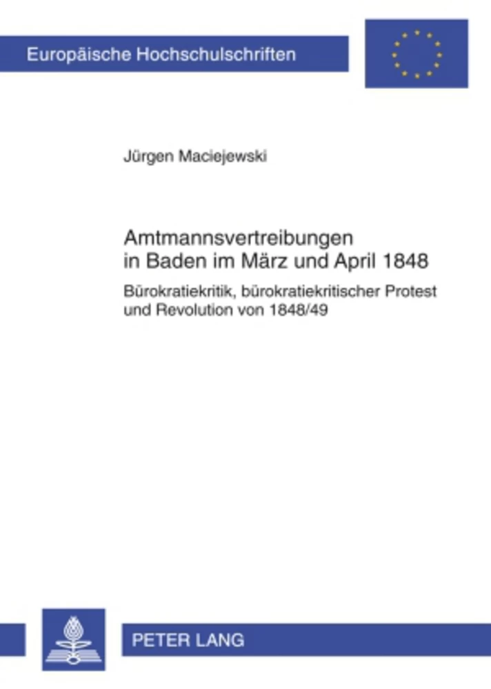 Titel: Amtsmannvertreibungen in Baden im März und April 1848