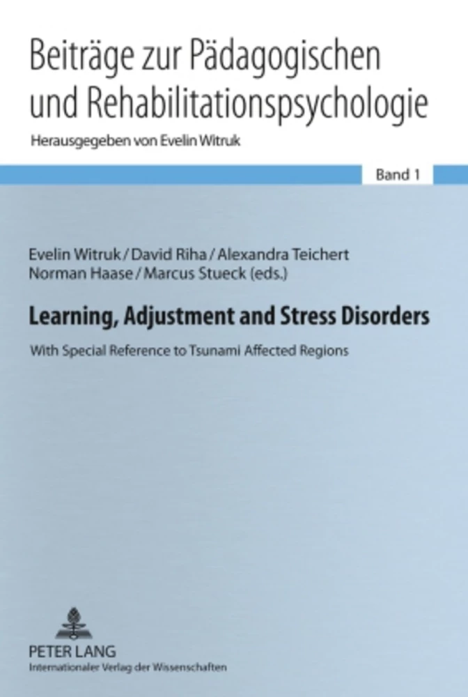 Title: Learning, Adjustment and Stress Disorders