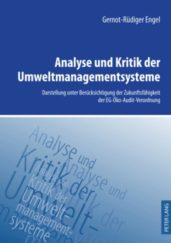 Titel: Analyse und Kritik der Umweltmanagementsysteme