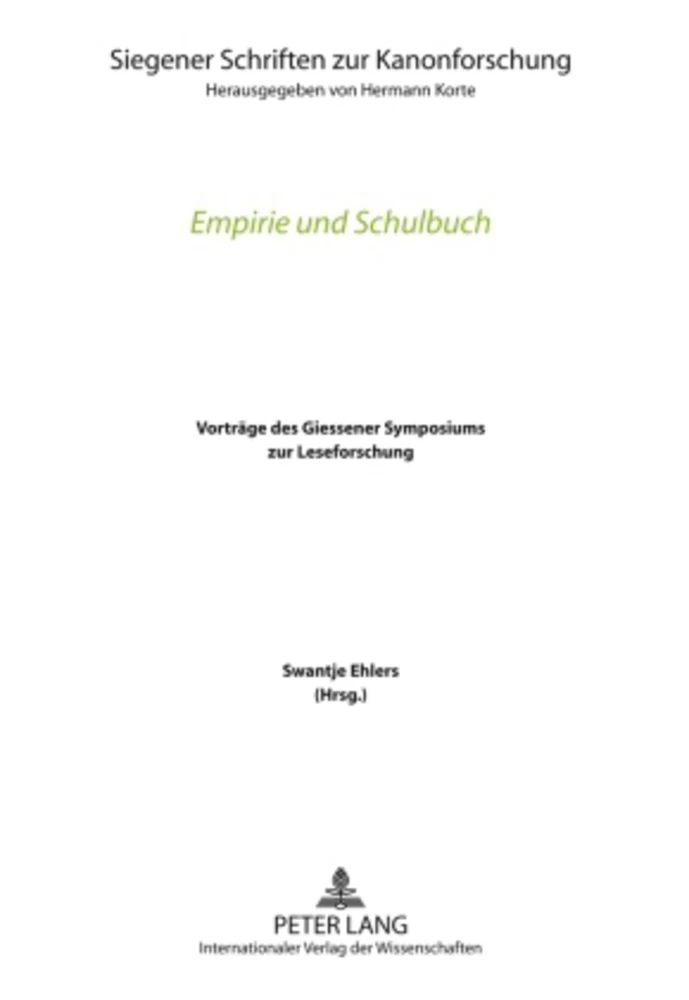 Title: Empirie und Schulbuch