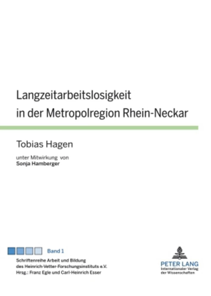 Title: Langzeitarbeitslosigkeit in der Metropolregion Rhein-Neckar