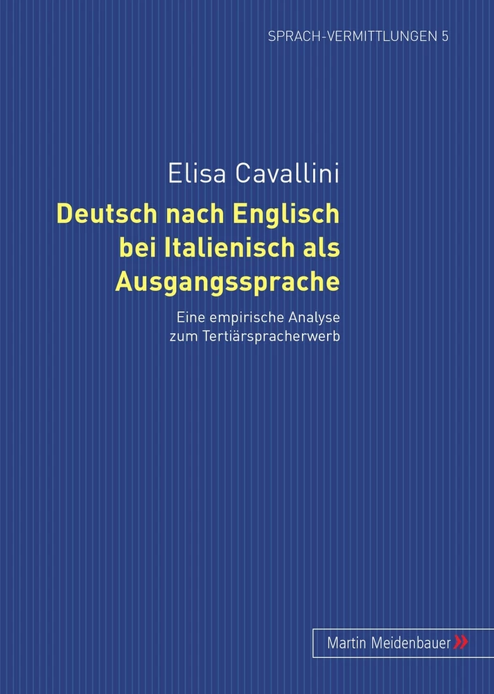 Titel: Deutsch nach Englisch bei Italienisch als Ausgangssprache