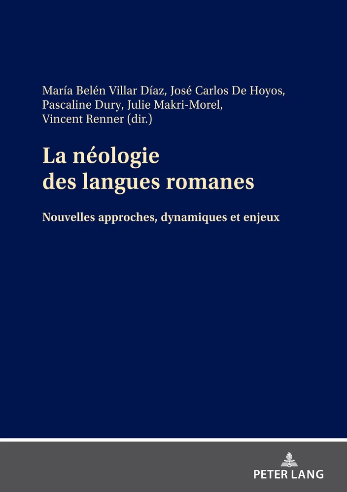 Title: La néologie des langues romanes