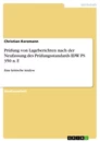 Titre: Prüfung von Lageberichten nach der Neufassung des Prüfungsstandards IDW PS 350 n. F.