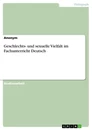 Titel: Geschlechts- und sexuelle Vielfalt im Fachunterricht Deutsch