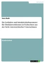Título: Ein Leitfaden und Attraktivitätsbarometer für Direktinvestitionen in Tschechien aus der Sicht österreichischer Unternehmen