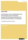 Titre: Auswirkungen der Grundfreiheiten des EG-Vertrages auf die gesetzliche Krankenversicherung am Beispiel der deutsch-österreichischen Grenzregion