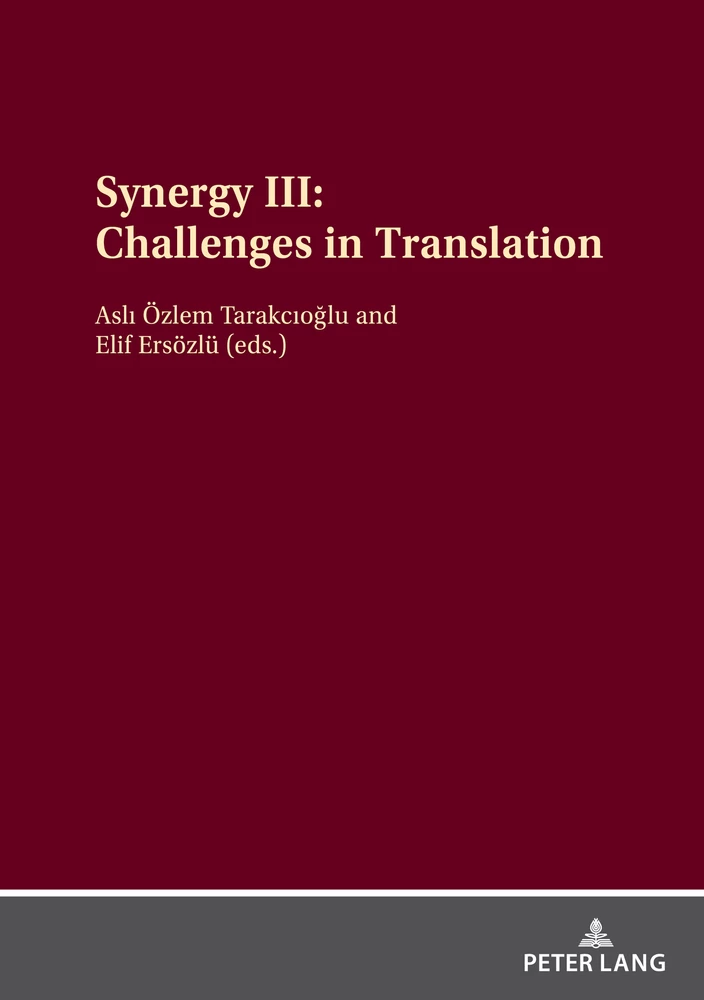 Title: Synergy III: Challenges in Translation