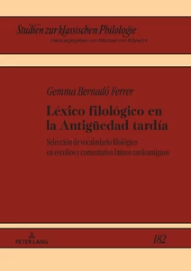 Titel: Léxico filológico en la Antigüedad tardía