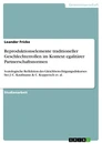 Titel: Reproduktionselemente traditioneller Geschlechterrollen im Kontext egalitärer Partnerschaftsnormen