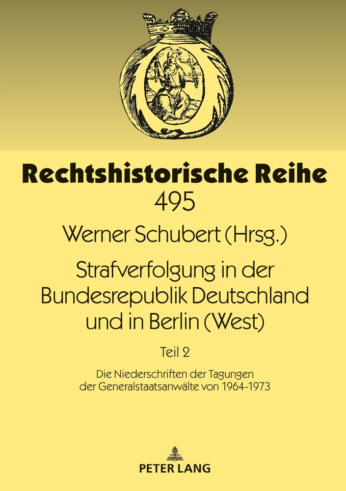 Titel: Strafverfolgung in der Bundesrepublik Deutschland und in Berlin (West)