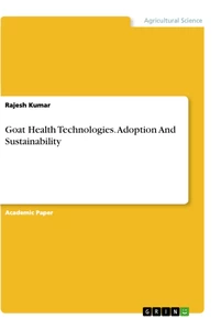 Title: Goat Health Technologies. Adoption And Sustainability