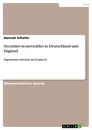 Titel: Securities in moveables in Deutschland und England