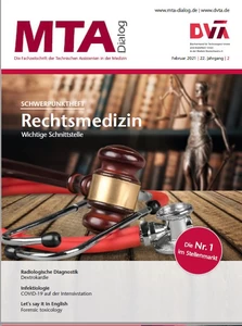 Titel: MTA Dialog. Die Fachzeitschrift der Technischen Assistenten in der Medizin