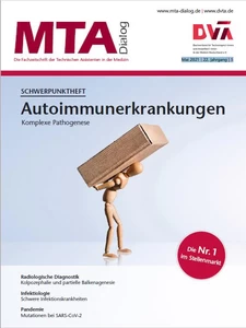 Titel: MTA Dialog. Die Fachzeitschrift der Technischen Assistenten in der Medizin