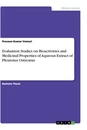 Titre: Evaluation Studies on Bioactivities and Medicinal Properties of Aqueous Extract of Pleurotus Ostreatus