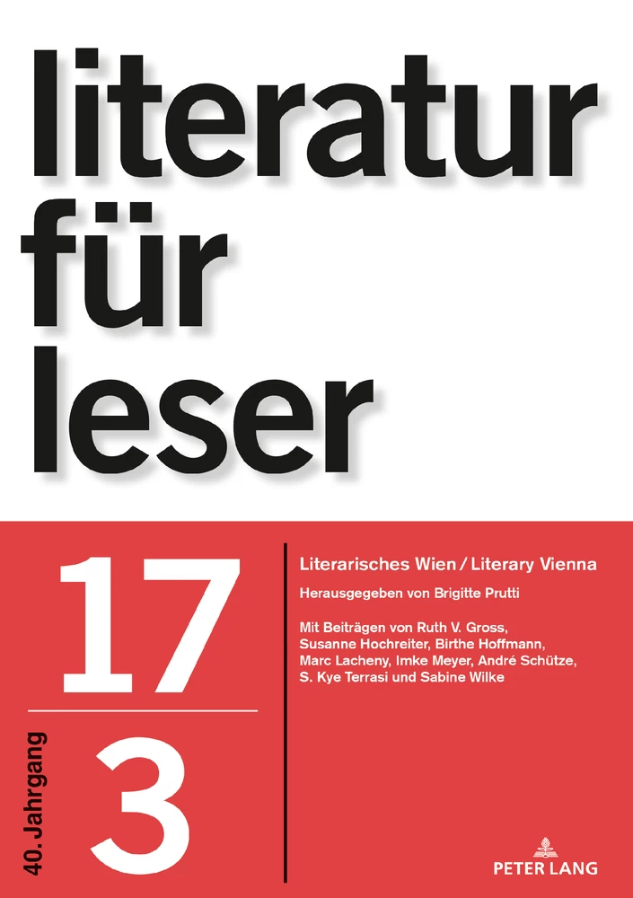 Titel: Editorial: Literarisches Wien